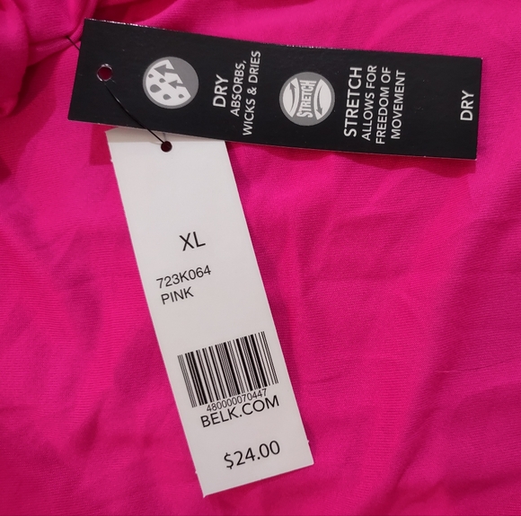 NWT Zelos Hot Pink T-Shirt Size XL Athleisure Quick-Dry Fabric - Picture 3 of 7